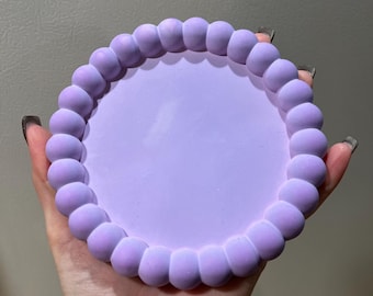 Purple coaster, Resin coaster, Resincrete, Coasters, Bubble coaster, Desk coaster, Cute Coaster Set, Gift ideas, Girly Gift ideas, Bubble