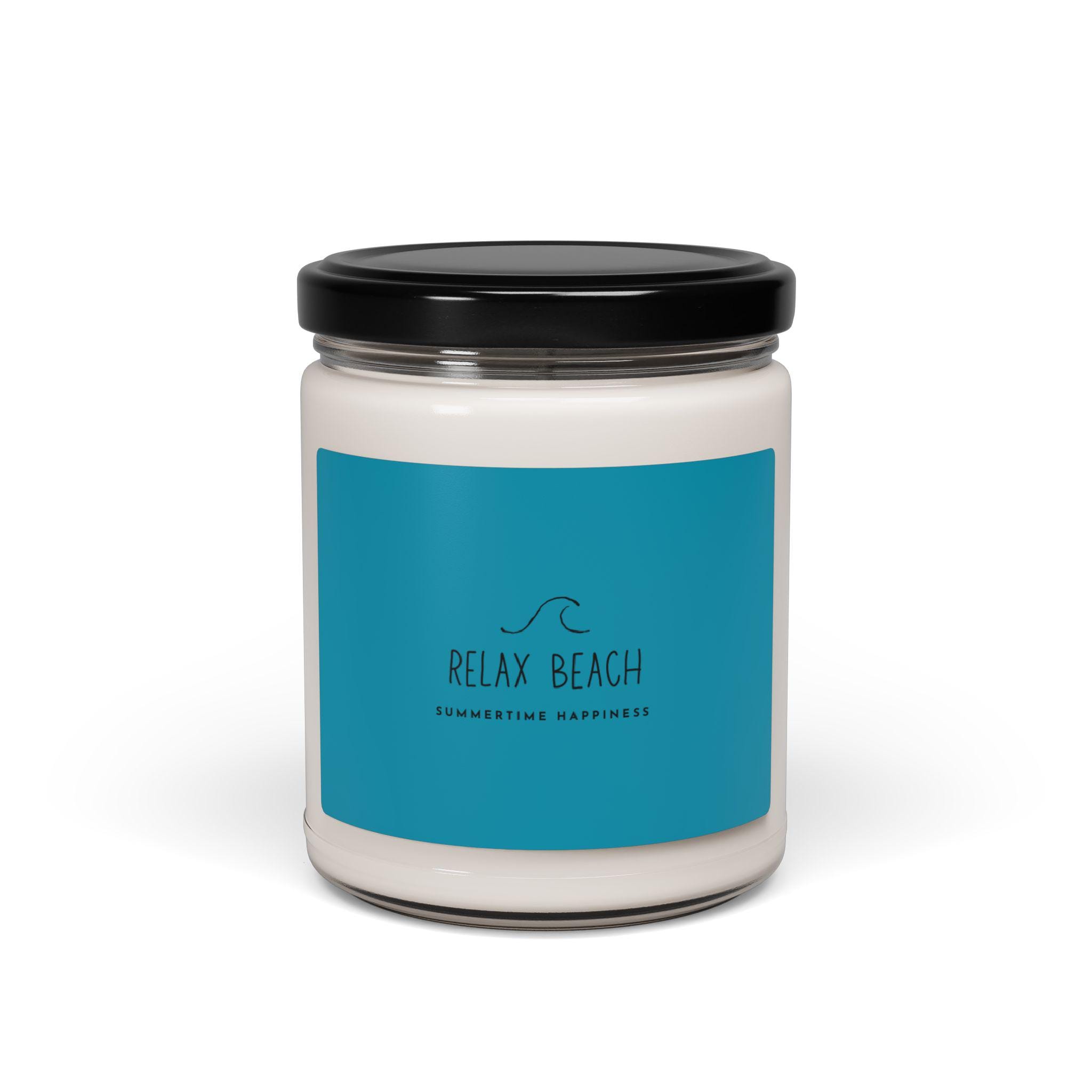 Vela de soja perfumada Relax Beach, 9 oz