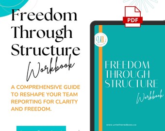 Team Structure Workbook: Team Roles, SOP & Org Chart (Digital Download)