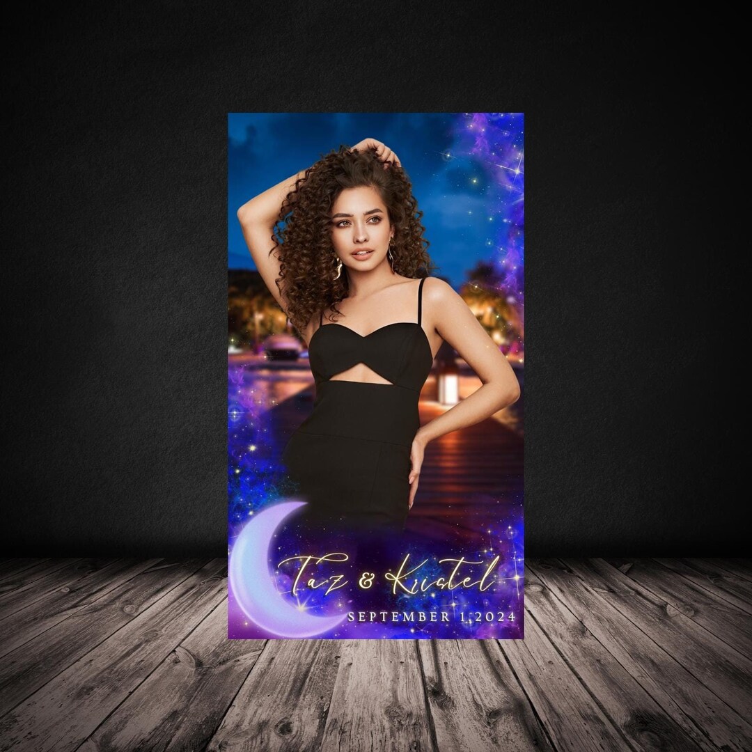 Purple and blue night sky theme 360 etsy