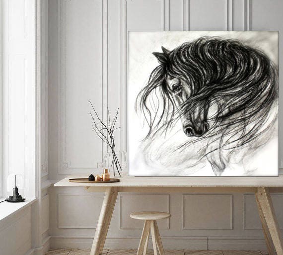 horse wall art