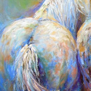 Appaloosa Horse Art on canvas of 'Tails To Tell' on large canvas or paper image 3