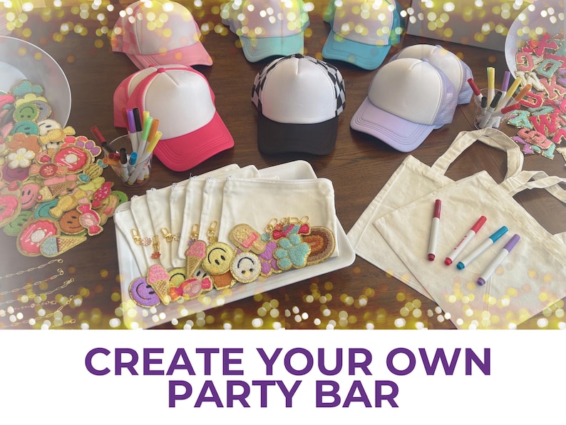 Kit de manualidades para niños: bolsas de tela para decorar fiestas y regalos imagen 8