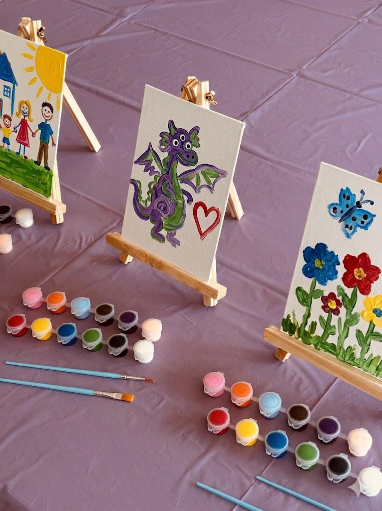 Kids Birthday Paint Party Kit | DIY Canvas Art Activity | Children's ...