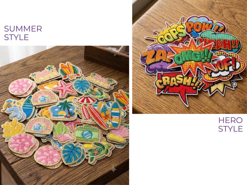 Self-Adhesive Chenille Patches: DIY Craft Embellishments & Fabric Markers, Stick-on Sticker Patches image 5