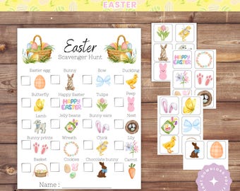 Easter Scavenger Hunt: Outdoor Easter Egg Game (Digital Download)