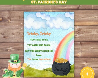 Leprechaun Letter: St. Patrick's Day Activity (Digital Download)