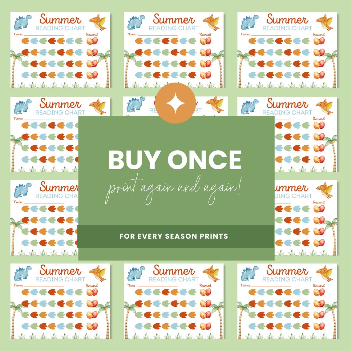 Summer Reading Chart for Kids, Summer Reading Log, Summer Reading Chart