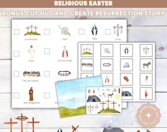 Caça ao Tesouro da Ressurreição da Páscoa: Jogo da História da Semana Santa (Download Digital)