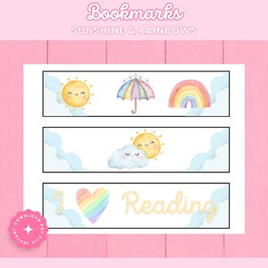 Printable bookmarks, Printable bookmarks for kids, Bookmark png, Digital bookmark,Book mark, Reading tracker, Custom bookmark,Cute bookmarks