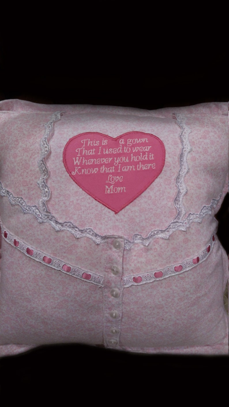 Bereavement Pillow, Bereavement Gift, Shirt Pillow, Memorial Pillow image 4