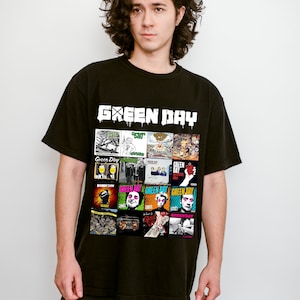 Green Day Music T-shirt - 90's Rock Classic Vintage Unisex T Green Day Music T-shirt - 90's Rock Classic Vintage Unisex T