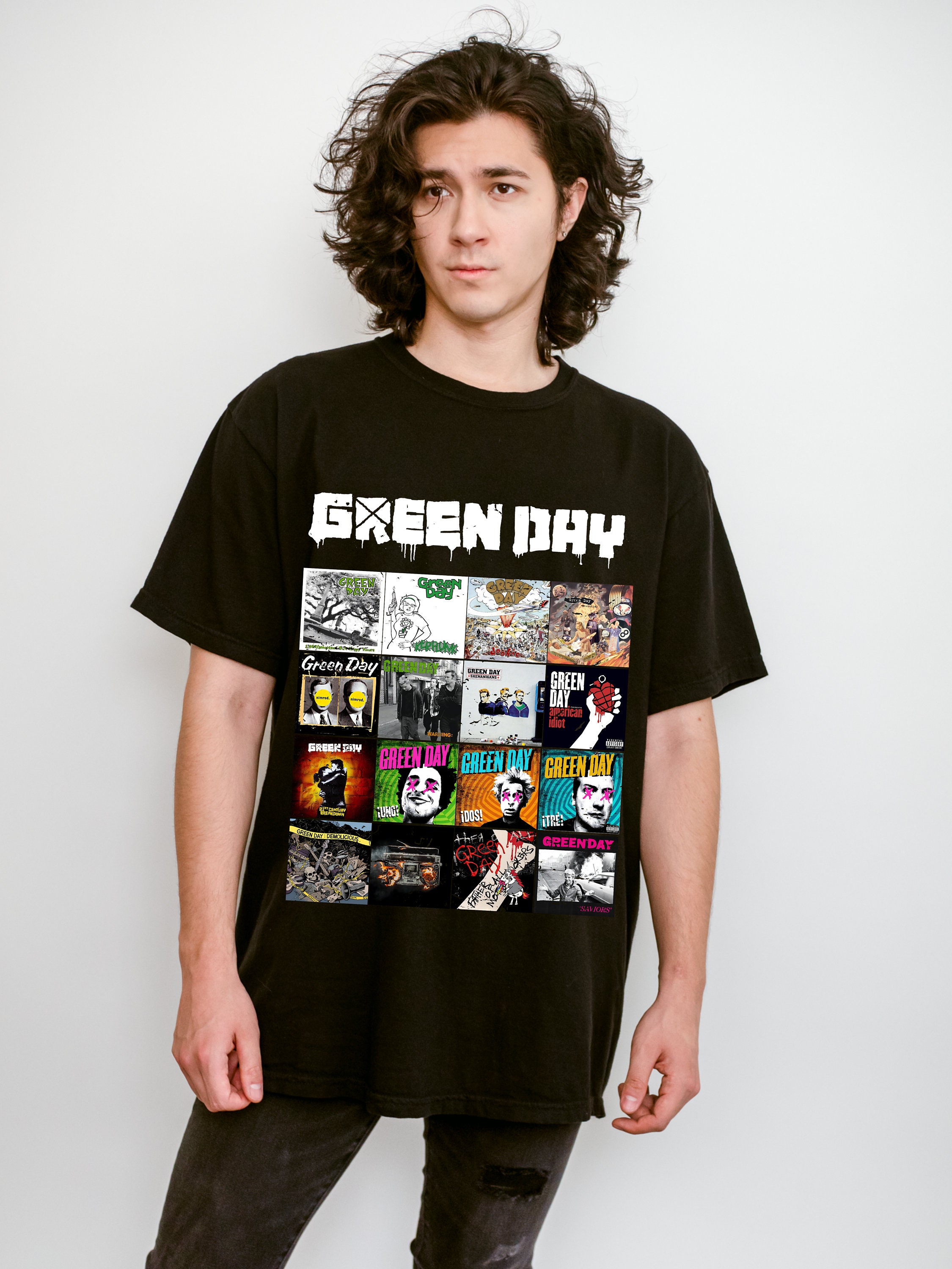 Vintage T Shirt Green Day - Etsy Vintage T Shirt Green Day - Etsy