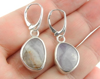 Thunder Bay Amethyst and Sterling Earrings