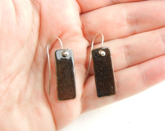 Enameled Earrings