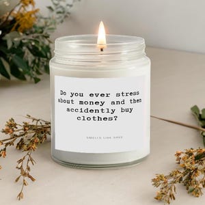 Scented Candles, Funny Gag Gift - Sassy Cheeky Candle with Sarcastic Message, Close Friend Present, Sibling Gift, Cheeky Candle, Funny