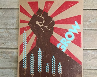 Farm Propaganda Poster Collection: GROW