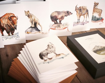 The National Parks Megafauna Greeting Card Collection