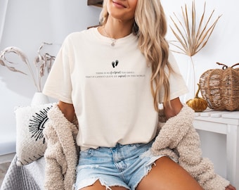 Schwangerschaft und Säuglingsverlust Bewusstsein Shirt, Fehlgeburt Andenken, Baby Verlust Geschenk für trauernde Mutter, Engel Mama T-Shirt