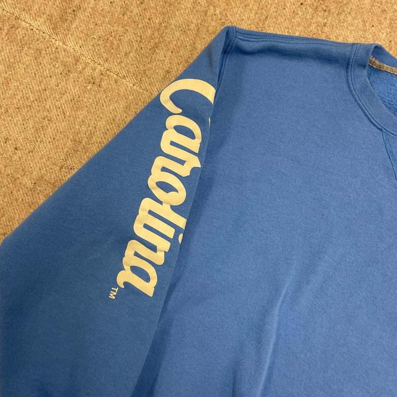 vintage North Carolina Tar Heels sweatshirt mens large blue 2000s y2k NCAA UNC image 4
