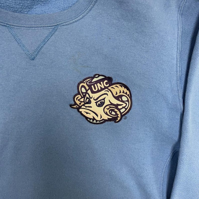 vintage North Carolina Tar Heels sweatshirt mens large blue 2000s y2k NCAA UNC image 2