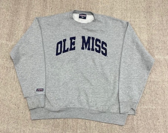 Vintage jansport Los Miss sweatshirt mens XL gray 1990s Mississippi University