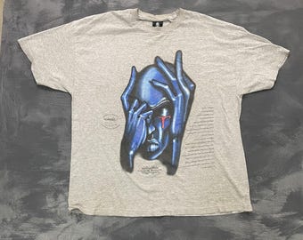 Camiseta vintage de Clown Posse, talla XXL para hombre, negra, 1990, música, EE. UU.
