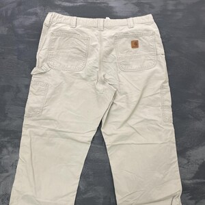 White Carpenter Pants - Etsy