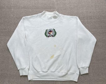 Vintage American Eagle Outfitters-sweater heren groot wit jaren 90, VS