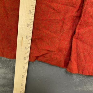 vintage Pendleton wool flannel shirt Mens Small red 1990s loop collar pockets image 11