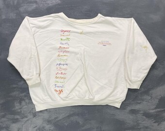 vintage Barnes Exhibit Art gallery of ontario sweatshirt mens xl white 1990s
