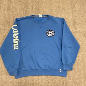 vintage North Carolina Tar Heels sweatshirt mens large blue 2000s y2k NCAA UNC image 1