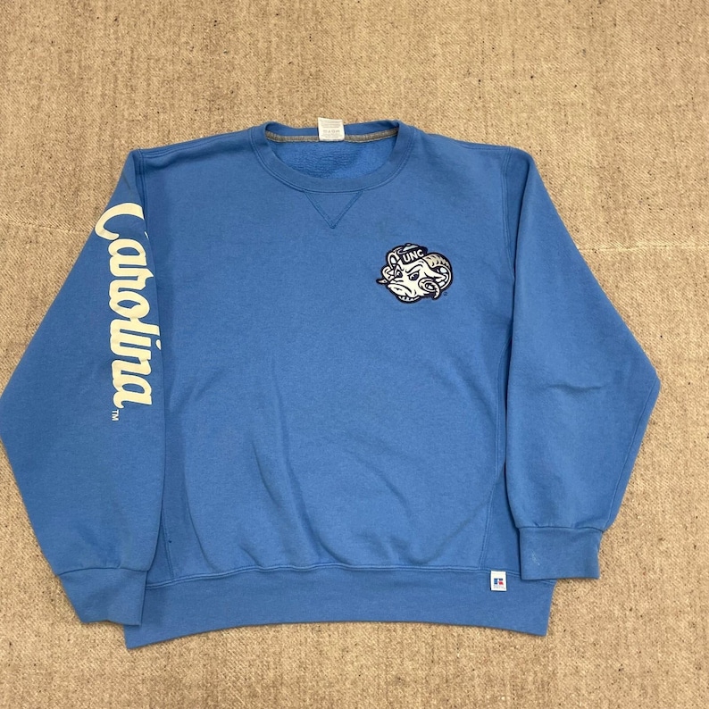 vintage North Carolina Tar Heels sweatshirt mens large blue 2000s y2k NCAA UNC image 1