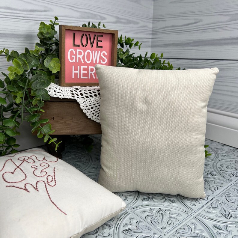 Valentines Gifts For Girlfriend, Anniversary Gift For Wife, You And Me Canvas Pillow, Valentines Decor image 5