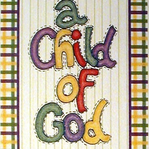10 pk I am a Child of God bookmark