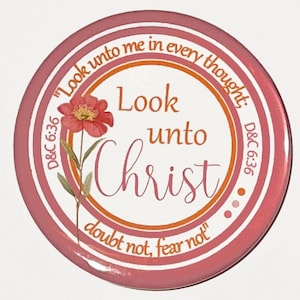 5 pack  2025 Youth Theme  Mirrors  for Young women  D&C 6:36  &quot;Look unto Christ&quot;