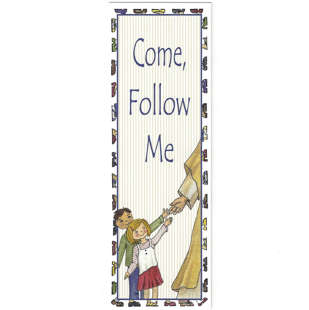 10 Pk Come, Follow Me Bookmarks - Etsy
