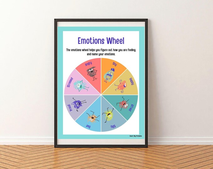Feelings Chart Poster - Emotions Chart for Kids | Play Therapy ...