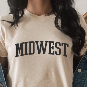 Midwest Shirt, Midwesterner T-Shirt, Midwest Souvenir Tee, Unique Midwest Design Shirt, Gift Stylish Midwest Tee, Midwest Bachelorette Tee