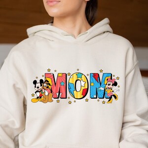 Mama Disney Hoodie, Disney Mom Hoodie, Mama Cartoon Hoodie, Magical Mama Hoodie, Mothers Day Hoodie, Gift Disney Hoodie For Mom