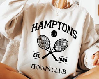 Hamptons Tennis Club Sweatshirt: New York Country Club Style