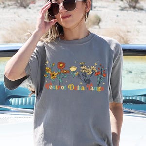 Comfort Colors Foxtrot Delta Tango Shirt, Subtle Anti Trump T-Shirt, FDT Flower Shirt, Democrat Feminist Tee, Anti MAGA Shirt, Liberal Shirt