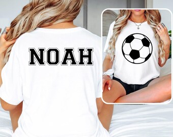 Personalized Soccer T-Shirt: Custom Name, Boys Soccer Gift