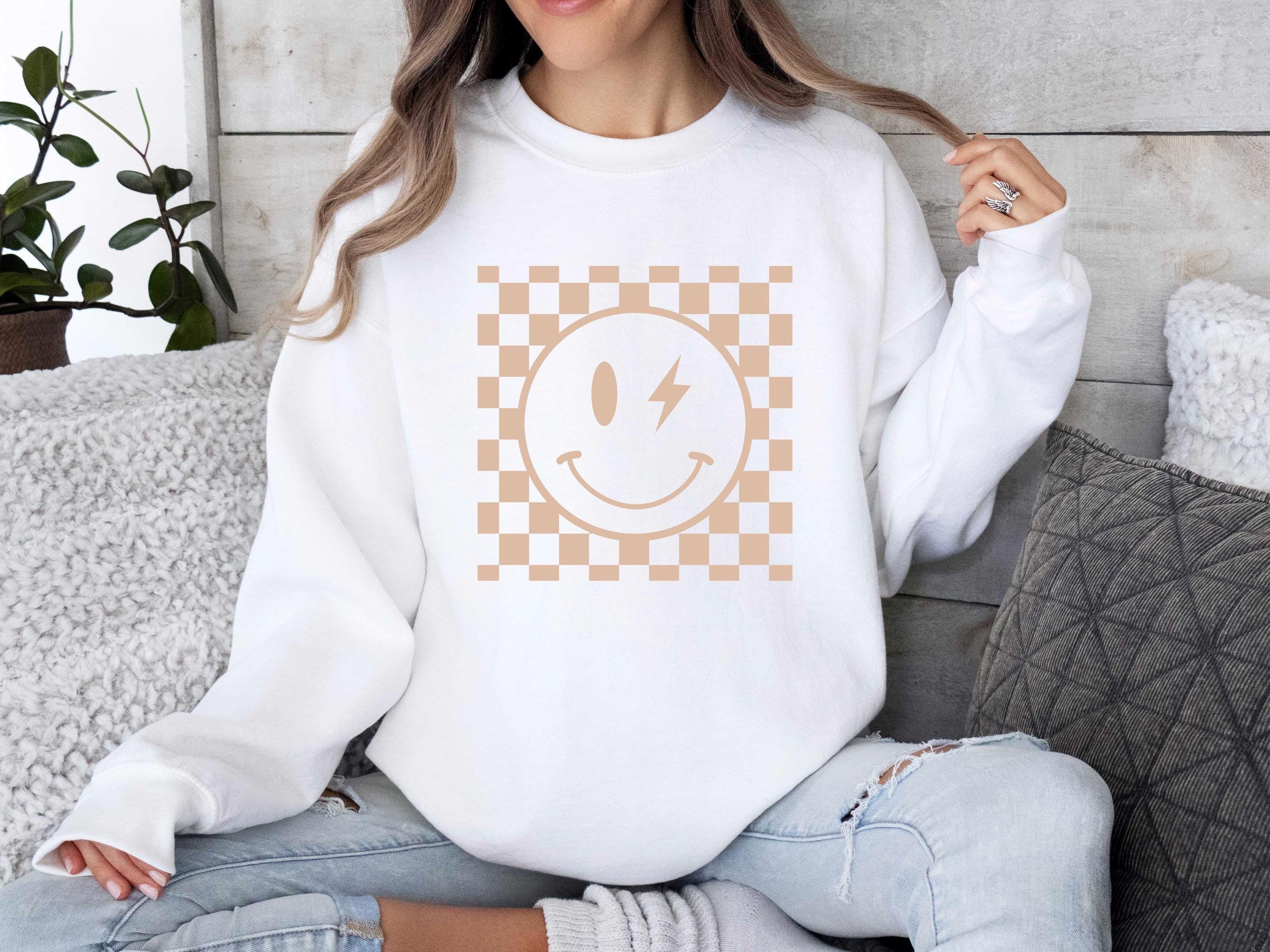 [GRAVER]★DUCK FACE EMBROIDERY SMILE SWEATSHIRT Duck Face Smile Sweatshirt - GRAVER | 60% - Asian Fashion
