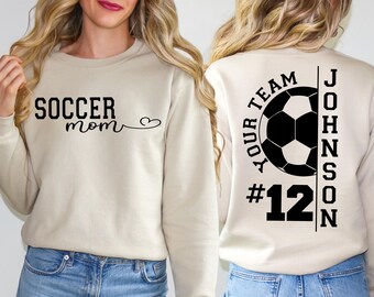 Custom Soccer Ball Sweatshirt: Personalized Team Mascot Sweater