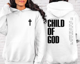 Child of God Hoodie: Christian Unisex Inspirational Hoody