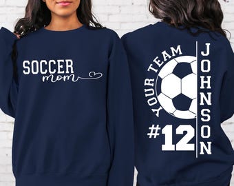 Custom Soccer Ball Sweatshirt: Personalized Team Mascot Sweater