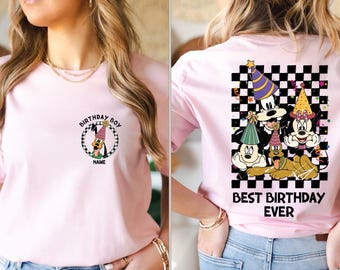 Custom Birthday Family Shirt: Matching Park Day Outfit for Kids and Parents