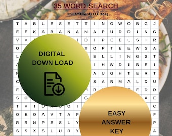 Thanksgiving Day Word Search