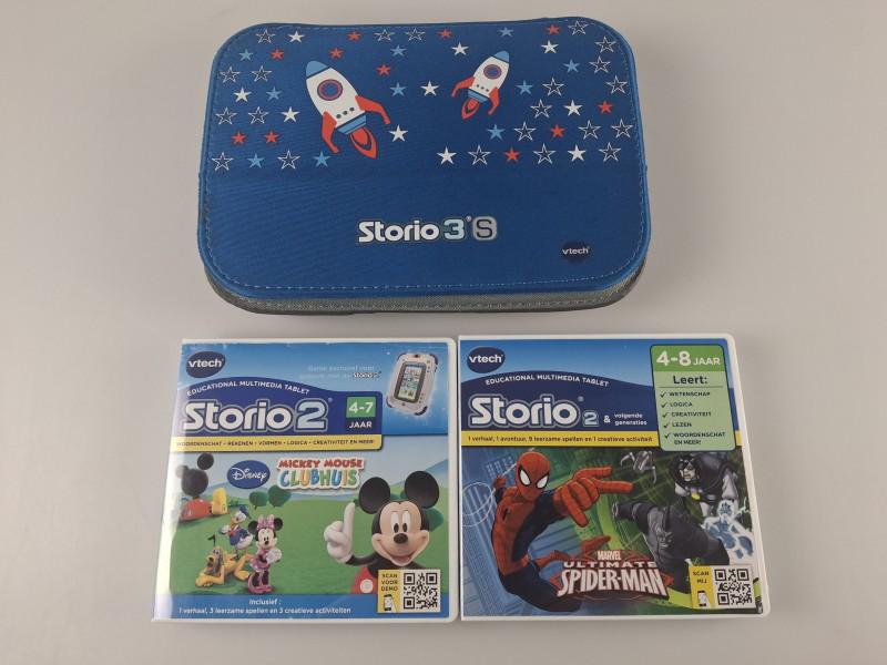 Vtech Storio 3S + 2 games + cover